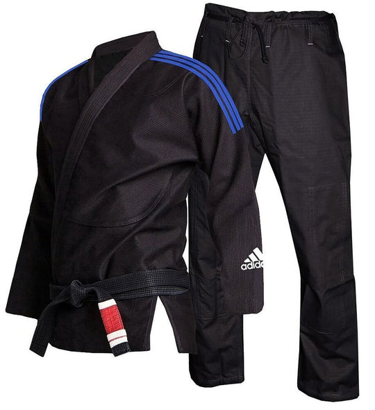 svart adidas bjj dräkt