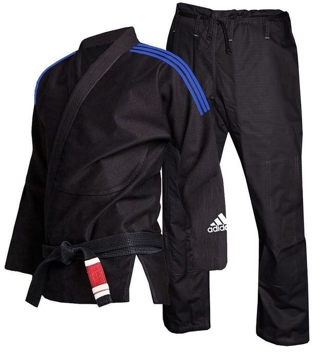 svart adidas bjj dräkt
